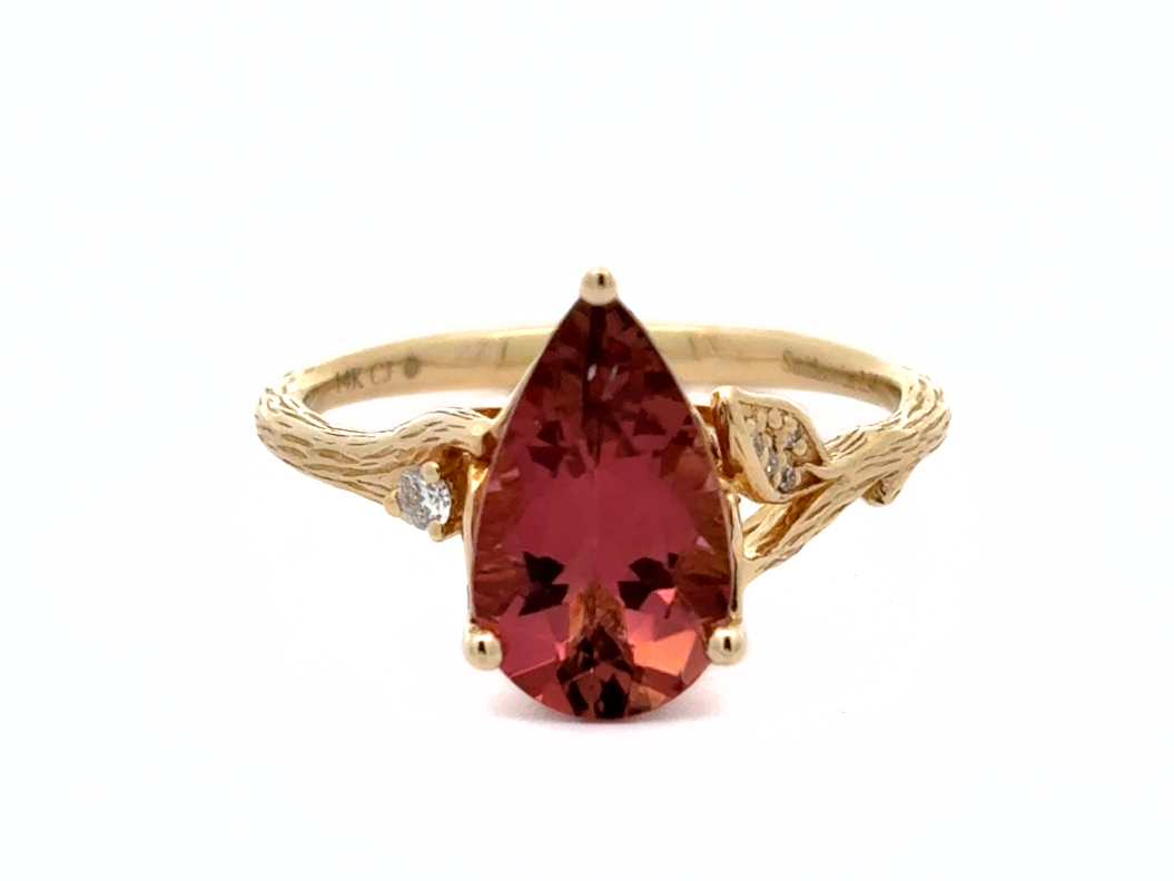 Pink Tourmaline Ring