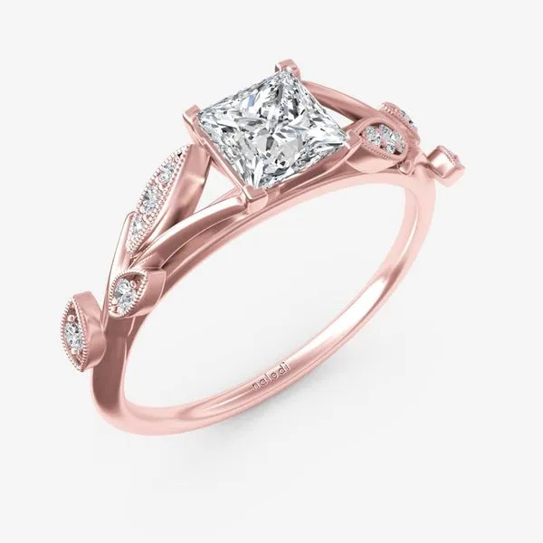 Polly Floral & Vintage Engagement Ring