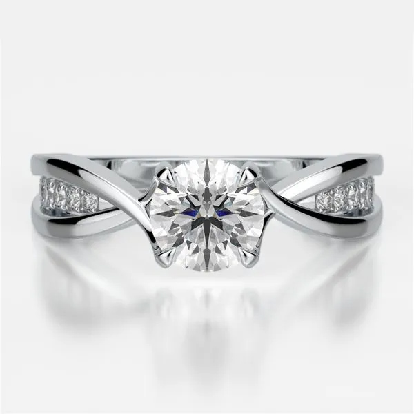 Muirne Split & Twist Engagement Ring