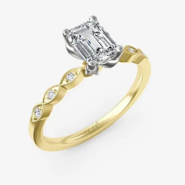 Celine Floral & Vintage Engagement Ring